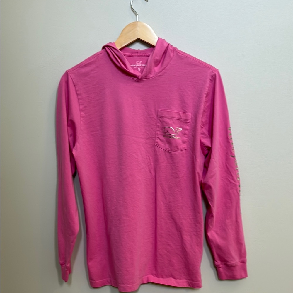 Vineyard Vines hooded long sleeve tee size XL (18)